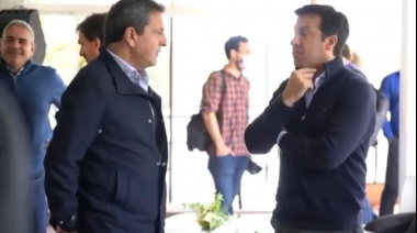 Arturo Rojas ya es massista: Video del encuentro entre el diputado y el intendente de Necochea