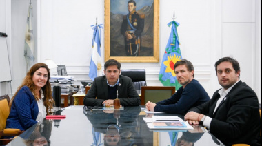 Jimena López y Axel Kicillof acuerdan estrategias para potenciar Puerto Quequén