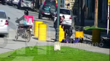 Video: Cámaras del Centro de Monitoreo grabaron la detención de un sospechoso