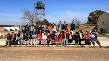 Estudiantes necochenses visitaron la planta de reciclaje de San Cayetano porque la de Necochea sigue sin terminarse