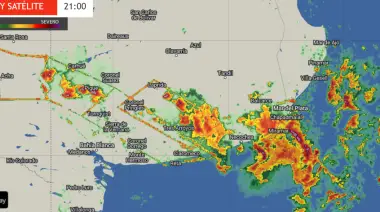 Nuevo aviso a corto plazo por tormentas fuertes con lluvias intensas y ráfagas