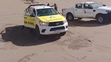 Intensa búsqueda en la playa de un joven desaparecido en el mar