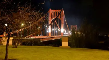 Cortarán el tránsito sobre el Puente Colgante este martes 25-02