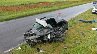 Falleció el joven que estuvo un mes internado tras un grave choque en la Ruta 88