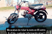 Le robaron la moto a la vuelta de la Comisaría en la playa