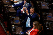 Video: Santiago Caputo amenazó y golpeó en el Congreso a Facundo Manes